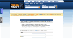 Desktop Screenshot of community.venusindex.com
